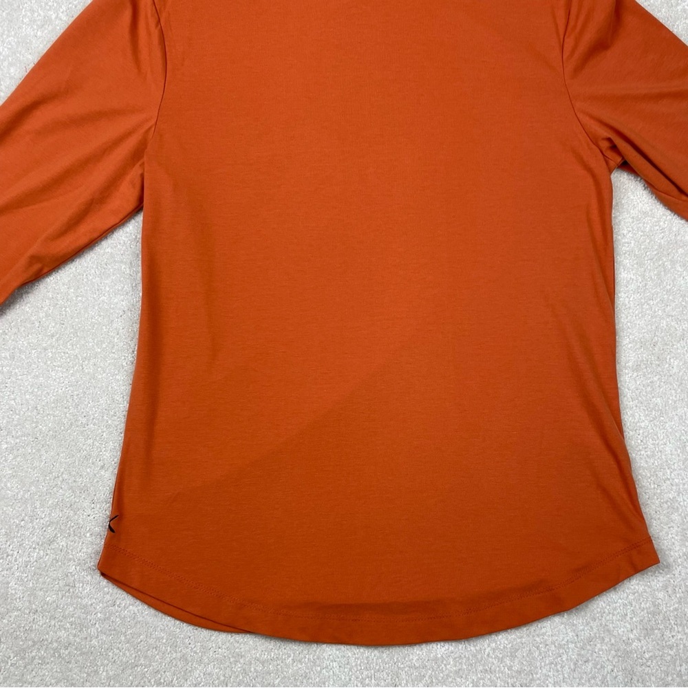 Cuts Lightweight Pullover Orange Hoodie - Picture 4 of 11